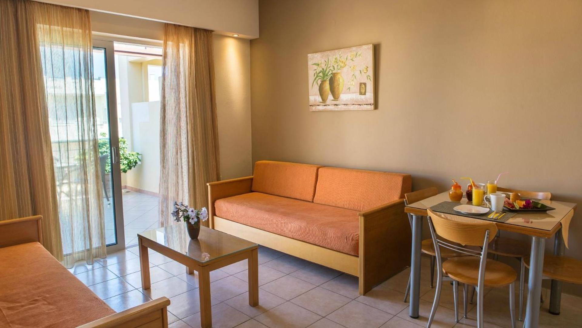 Helios Apartments Kato Daratso Zimmer foto
